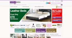 Desktop Screenshot of click4beds.co.uk